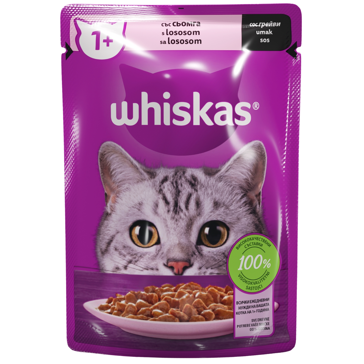 xr:d:DAFdYy1nAto:11,j:43430731125,t:23031620 Whiskas Kesica Losos 85g - Slika 1